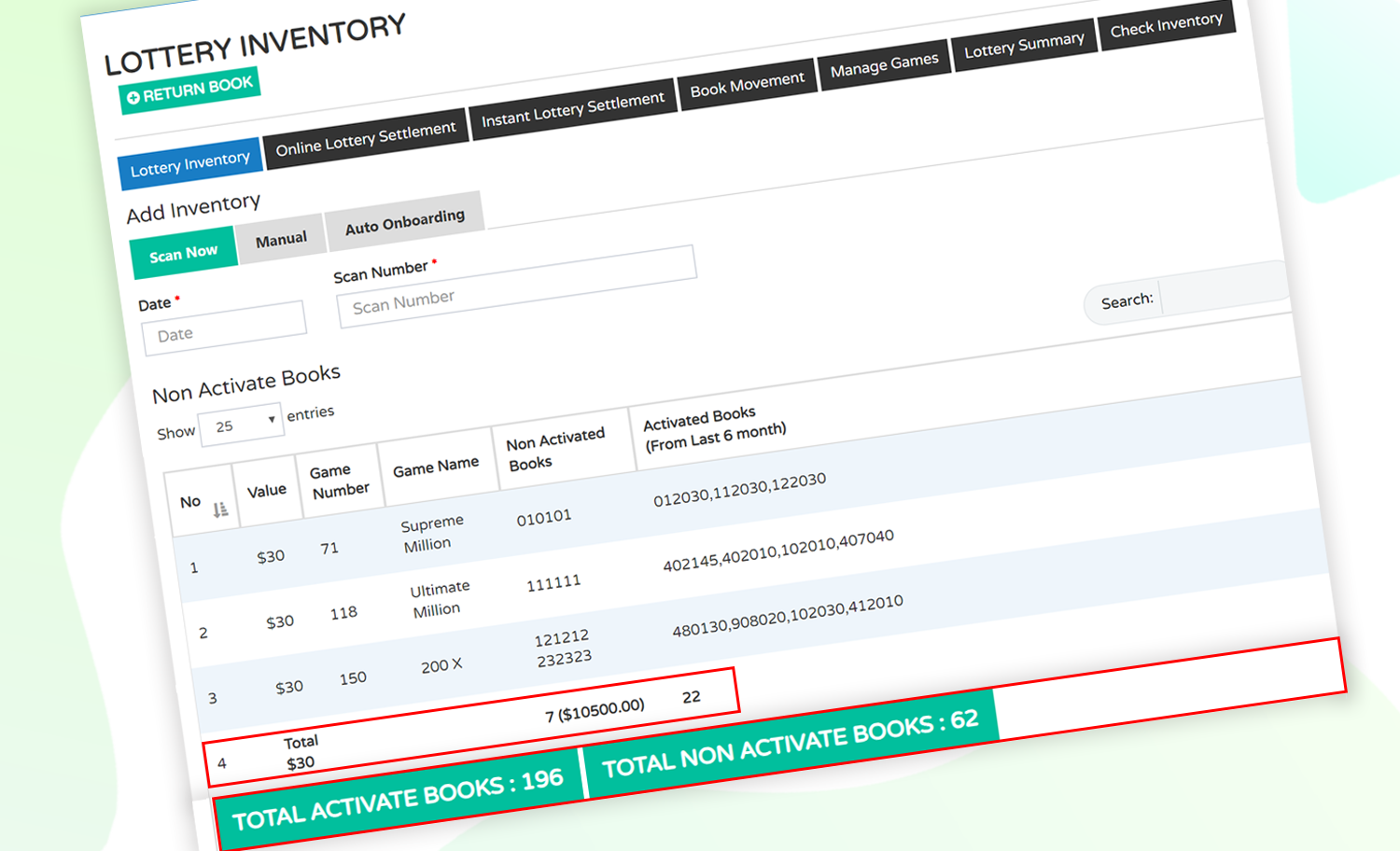 Lottery Management Solution